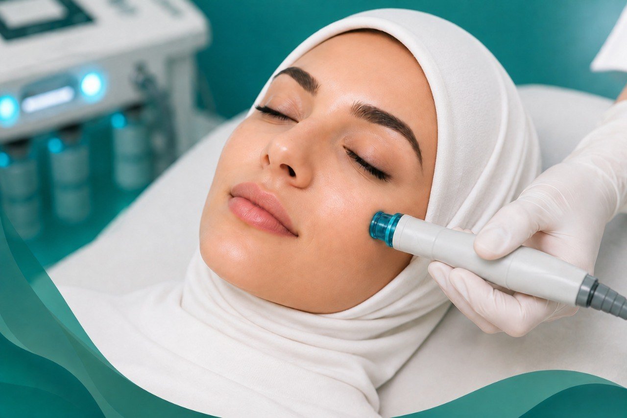 تنظيف البشرة وهايدراشيل وهيدرافيشيال بمجمع رونق